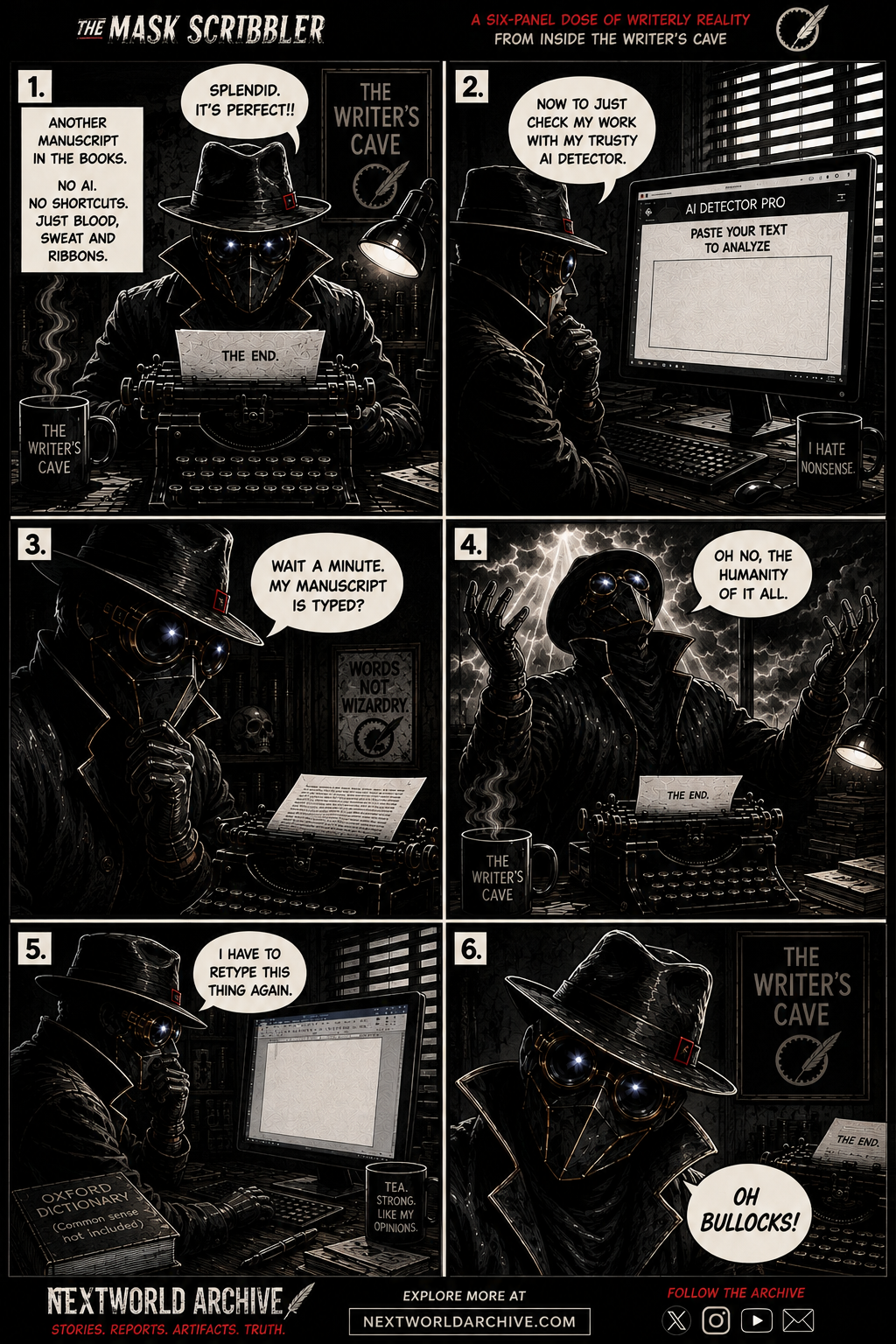 Mask Scribbler Comic Strip 1