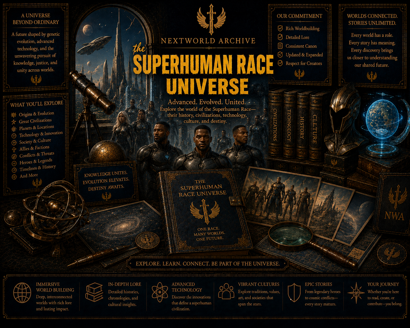 Explore The Superhuman Race series